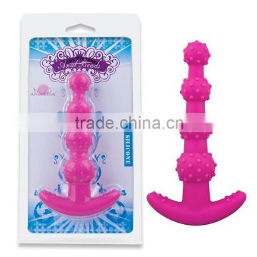 Various Beads Top Pleasure Anal Plug Sex Toys For Women