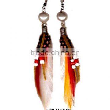 feather earrings