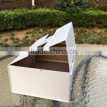 High end custom cardboard white gift boxes custom made cardboard boxes