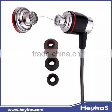 high Grade wire mobile earphone with microphone