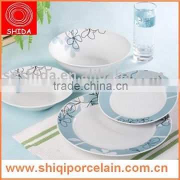 20pcs porcelain tableware, porcelain plate