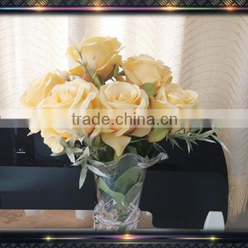 wedding decoration artificial flower rose bundle