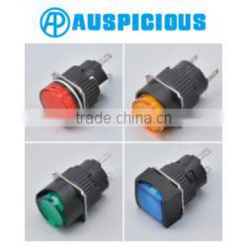 16mm IP65 Waterproof LED/Neon Pilot Lamp, Indicator Light