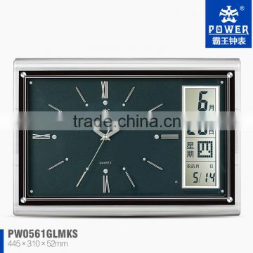 Elegant quartz wall clock with fashional dial design are popular for customer