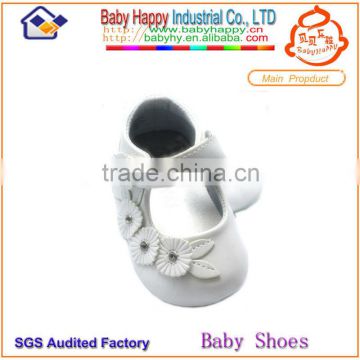 girl stylish newborn funny cheap baby shoes with 3D flowers
