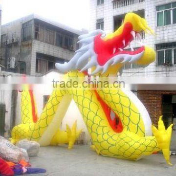 inflatable slide dragon/chinese wedding dragon