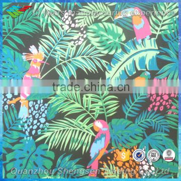 popular cartoon polyester spandex print fabric for swimwear