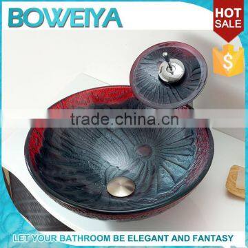 As Seen On TV 2015 Hotel Bathroom 12mm Glass Clothes Wash Basin