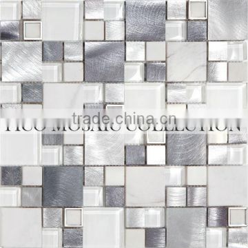Fico new arrival 2016 GML054S,wall tile marble white carrara hexagon mosaic