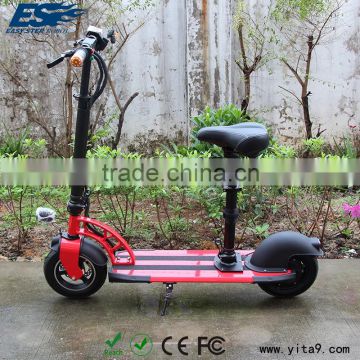 Electric scooter with seat 2 wheel child kick bike