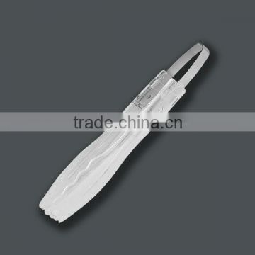 kitchen accessory PP plastic food tong with stainless steel handle