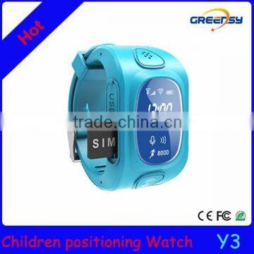 GR-Y3 2015 new gps kids tracker watch smart children watch WIFI watch with SOS function                        
                                                Quality Choice