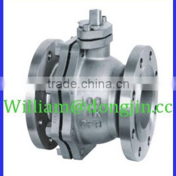 2pc JIS stianless steel flange dn20 ball valve