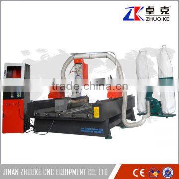 China New Style CNC Router Machine For Wood Acrylic ZKM-1325 1300*2500MM With 4 Axis&Dust Collector Of Mach3 Controller