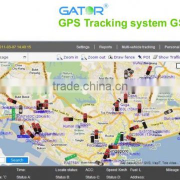 GPS car tracking system multi-language support and stable and fast response software platform