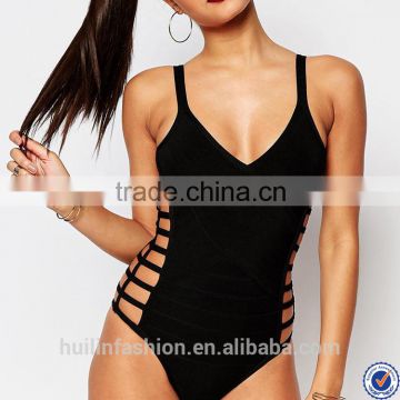 oem swimwear in guangzhou factory new fashion swimwear woman cheap banbange one piece swimming suit
