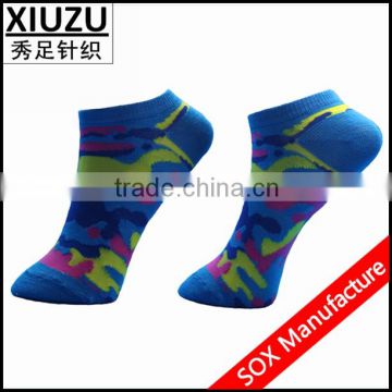 Mens Autumn Personalized Camouflage Sports Socks Full Cotton Male Socks