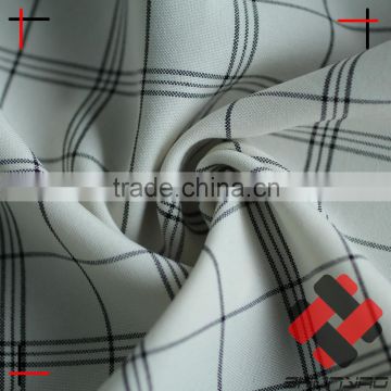 polyester cationic plaid fabric not yarn dyed for uniform