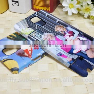 Latest 3D sublimation film blank cell phone case for samsung Note 4/ 3D sublimation Film cases/ Heat press blank film cases