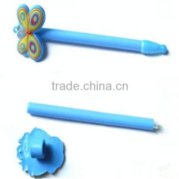 butterfly shape plastic silicone pencil cap for sale