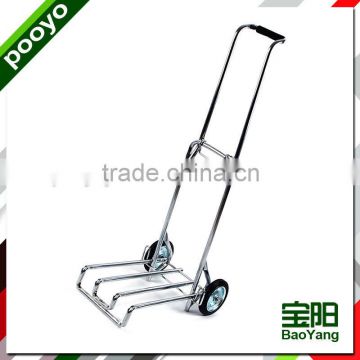 cheapest chrome plated luggage cart JX-65ZD