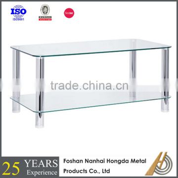Foshan mirror glass table coffee modern
