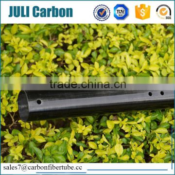 Juli professional supplier corrosion resistance custom cnc cutting 3k gloss carbon fiber oval tube/pipe price list