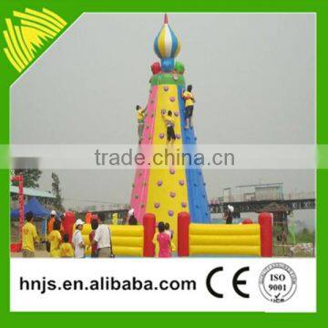 Rotating Climbing Wall Hot Sale Castle Inflatable Climbing Wall