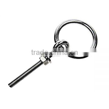 Stainless Steel Ring Eye Bolt With Washer & Nut