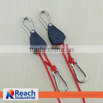 1/8" Adjustable Retractable Rope Ratchet YOYO Hanger