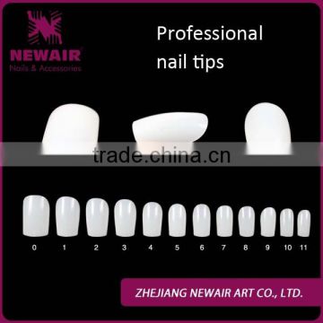 NEWAIR Professional nail art tips short acrylic thin nail tips