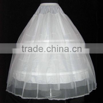 white a-line corset petticoat dress