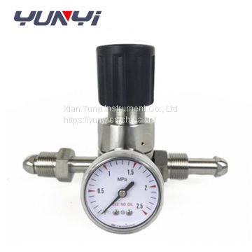 back pressure regulator regulating valve