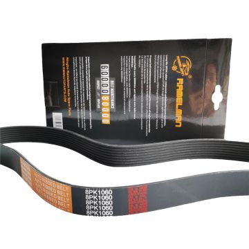 Hot sale Excavator belt for Daewoo 8PK1350/8PK1290 poly v belt pk belt cogged v belt industrial v belt /8PK1180