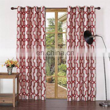 Home Used Ready Made Polyester Jacquard Curtain