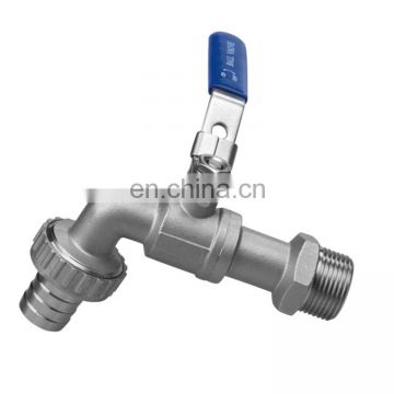 BSPT 1/2 inch Stainless Steel Hose Tap Ball Valve/ Drain Tap