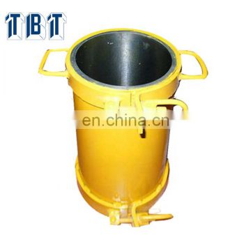 With different color High accuracy Steel 150*300 Cylinder moulds of Concrete testing equipment
