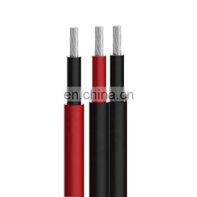 1000v PV cable TUV single core approved XLPE 2.5mm2 4mm2 6mm2 10mm2 dc solar power cable