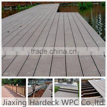 2015 new release wpc outdoor decking with spice design