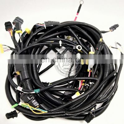 PC60-7 excavator 6D95 engine external cabin wire harness new type 201-06-D1210