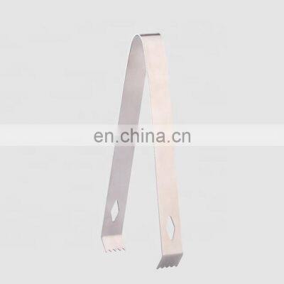 Factory Direct premium stainless steel mini small metal ice tong