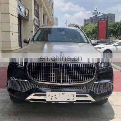 For Mercedes benz GLS-class X167 2020-2021 modified Maybach model body kit with front and rear bumper assembly grill tip exhaust