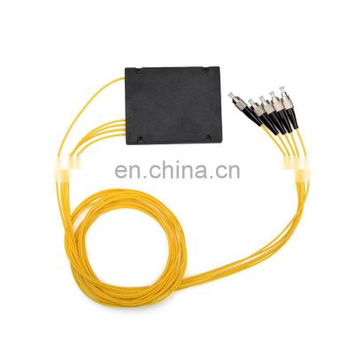 Wholesale Price FC/UPC Singlemode ABS box type 1:4 Way Fiber Optic PLC Splitter