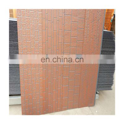 Insulated wall panel for caravan metal insulation foam