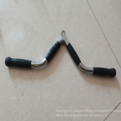 SK-9003 Electroplated fitness handlebar gym accessory V bar