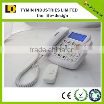 elderly care products landline phone emergency one button telephone sos emergency phone for blind people