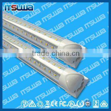 Hot Sale T8 5ft 6ft 8ft Cooler Door Led Tubes Single Pin FA8 Integrated V-Shaped 270 Angle Led Light Tube AC 90-264V