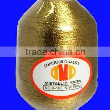 Metallic Yarn(lurex) gold, cut in 12mic 1/110,MX/ST/SM/MH yarn