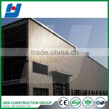 Light prefab steel structure factory warehouse
