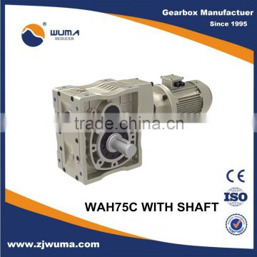 WAH75C Hypoid Gear Reducer with output shaft